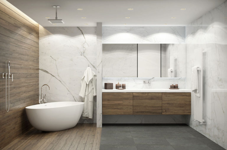 Salle de bain moderne: Conception et decoration en 55+ photos