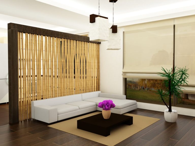 Bambou à l’intérieur: durabilité et éco pour la décoration d’une maison moderne (idées déco)