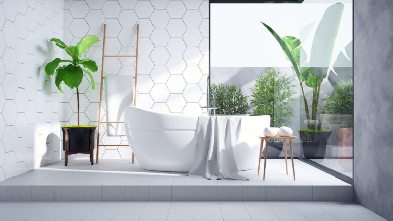 Carrelage salle de bain moderne: tendances 2021