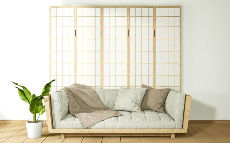 Salon dans le style Japonais: idées déco et aménagement