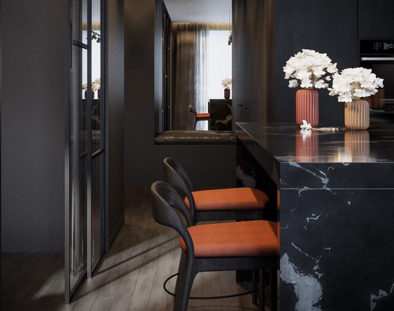 Tendance couleur mur cuisine 2025